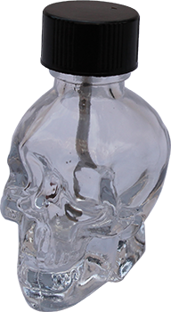 Transparent Skull Storage Bottle
